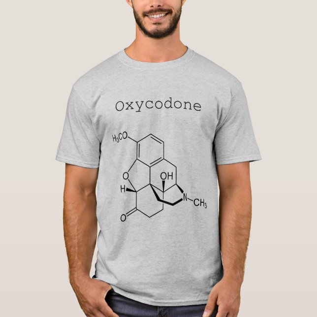Mens Oxycodone Molecule Shirt (Front)