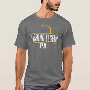 Mens Pa Fishing Legend Grandfather T-Shirt