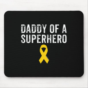Mens Paediatrics Childhood Cancer Awareness Daddy Mouse Pad
