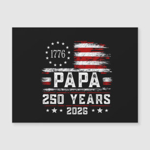 Mens Papa American Flag 250 Years 4th of July Gran