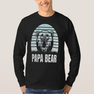 Mens Papa Bear Father Day Quote Saying T-Shirt
