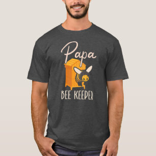 Mens Papa Beekeeper Beekeeping Honey Best Dad T-Shirt