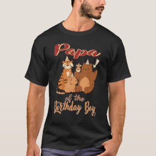 Mens Papa Dad in French France Québec Canada T-Shirt