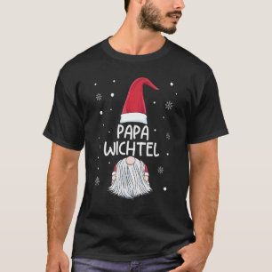 Mens Papa Gnome Partner Look Family Outfit Christm T-Shirt