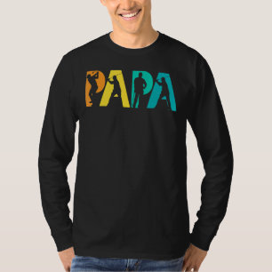 Mens Papa Golf For Father Grandfather- Playing Gol T-Shirt
