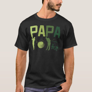 Mens Papa Golf Player Dad Father's Day Golf Club G T-Shirt