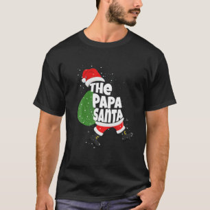 Mens Papa Santa Claus Daddy Santa Claus Christmas T-Shirt