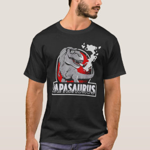 Mens   Papa Saurus Rex Dinosaur Father's Day Famil T-Shirt