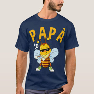 Mens Papa To Be Future Dad Flossing Bee T-Shirt