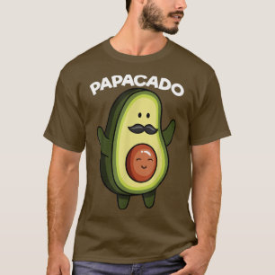 Mens Papacado Funny Avocado Pregnancy Announcement T-Shirt
