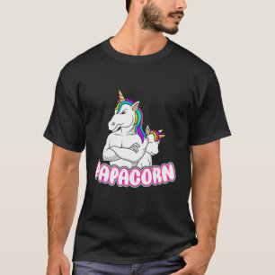 Mens Papacorn Unicorn Dad 1 T-Shirt