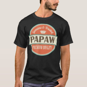 Mens Papaw Grandpa Gift  Funny Vintage Grandfather T-Shirt