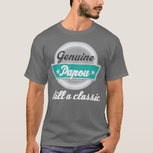Mens Papou Fathers Day Gift Grandpa Vintage T-Shirt