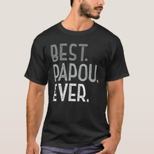Mens Papou T For Grandpa Men Father's Day Best Pap T-Shirt
