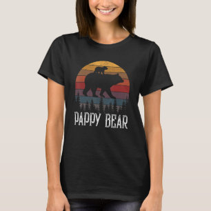 Mens Pappy Bear Vintage Father's Day For Retro Da T-Shirt