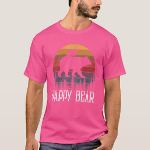 Mens Pappy Bear Vintage Father's Day For Retro Da T-Shirt