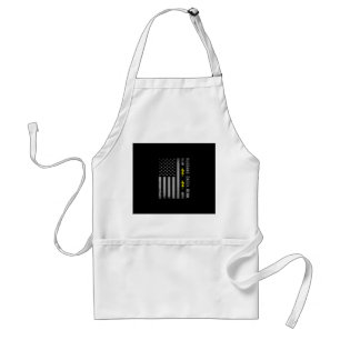 Mens Patriotic Electrician Dad American Flag Fars Standard Apron