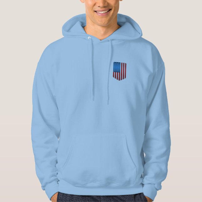 Men's Patriotic Hoodie (Front)