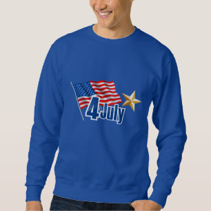 Men's Patriotic Sweatshirt-July 4th Sweatshirt