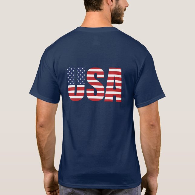 Men's Patriotic T-shirt (Back)