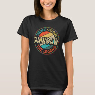 Mens Pawpaw The Best The Wise The Legend Grandpa F T-Shirt