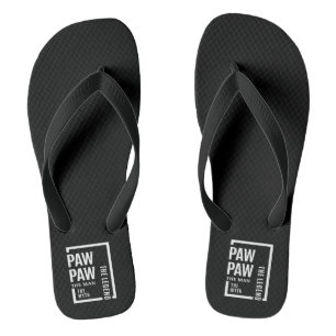 Mens Pawpaw The Man The Myth The Legend Gift Jandals