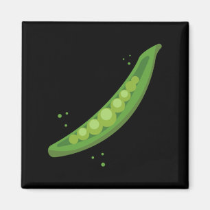 Mens Pea Pod Couple Outfit Matching Clothes Funny Magnet