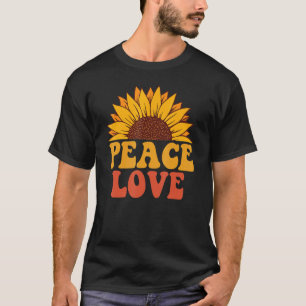 Mens Peace Sign Love 60s 70s Tie Dye Hippie Hallow T-Shirt