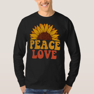 Mens Peace Sign Love 60s 70s Tie Dye Hippie Hallow T-Shirt