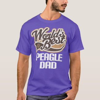 Mens Peagle Dog Dad Fathers Day Pet Gift  T-Shirt