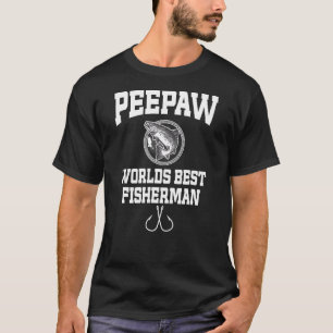 Mens Peepaw Worlds Best Fisherman T-Shirt