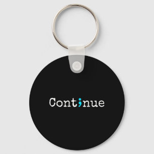Mens Person Behind Prevention Depression Awareness Key Ring
