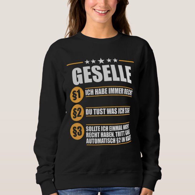 Mens Personal Refrigeration Plumber Craftsman Sweatshirt (Front)