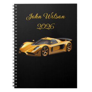 Men's Personalised 2026 Spiral Photo Notebook
