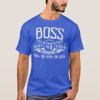Mens Personalised Boss Best No T-Shirt