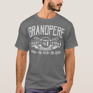 Mens Personalised Grandpere Best No  T-Shirt