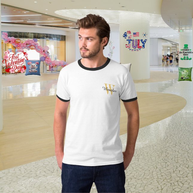 Men's Personalised Monogram T-Shirt (Creator Uploaded)