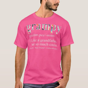 Mens Personalised Tie Die Cool Grampy Like a Grand T-Shirt