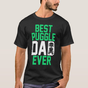 Mens Pet Owner Animal Dog Daddy Best Puggle Dad E T-Shirt