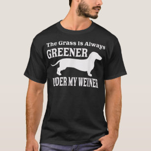 Mens Pet Owner The Grass Is Always Greener Under M T-Shirt