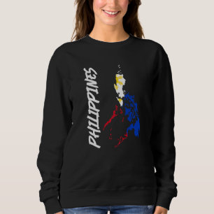 Mens Philippines Map Filipino Pride Pinoy Pinay Sweatshirt