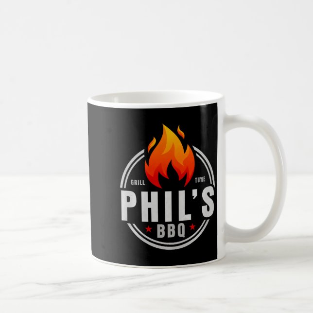 Mens phil's bbq premium  coffee mug (Right)