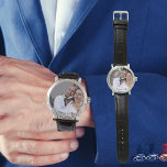 Mens PHOTO Watch 25th 50th Husband ANY Anniversary<br><div class="desc">Elegant silver 25th wedding anniversary gift for parent, friend, family, spouse or colleague. You can edit the templates using the customise or personalise tab. ____________________________________________________________________________ 1. For assistance, custom design or matching items (view the collection attached) contact Designer LeahG via the contact tab below. ____________________________________________________________________________ 2. For updates on the...</div>