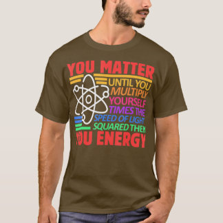 Mens Physics Teacher Particle Physicist Thorium T-Shirt