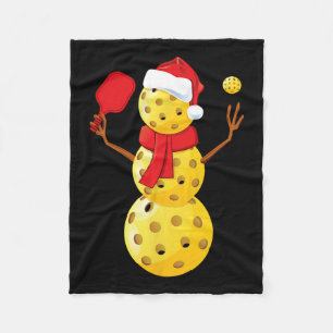 Mens Pickleball Christmas Shirt Funny Pickleball S Fleece Blanket