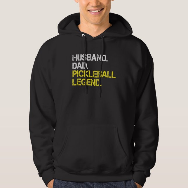 Mens Pickleball Legend  Pickleball Player Pickleba Hoodie (Front)