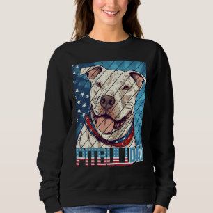 Mens Pit bull pitbul Dad For Men Sweatshirt