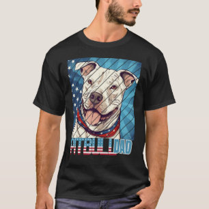 Mens Pit bull pitbul Dad For Men T-Shirt