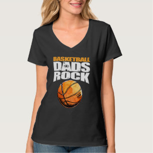 Mens Play Strong Basketball Dads Rock T-Shirt