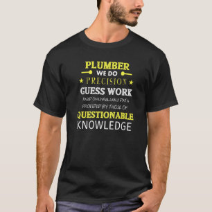 Mens Plumber Gift Idea For Plumbing Apprentice T-Shirt